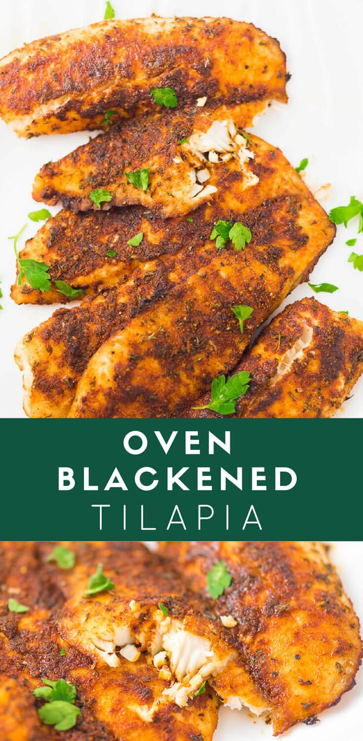 Oven Blackened Tilapia