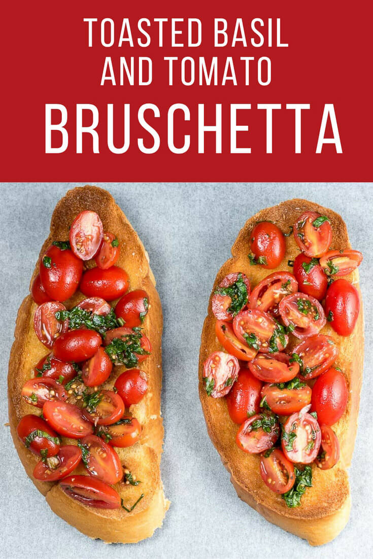 Basil and Tomato Bruschetta