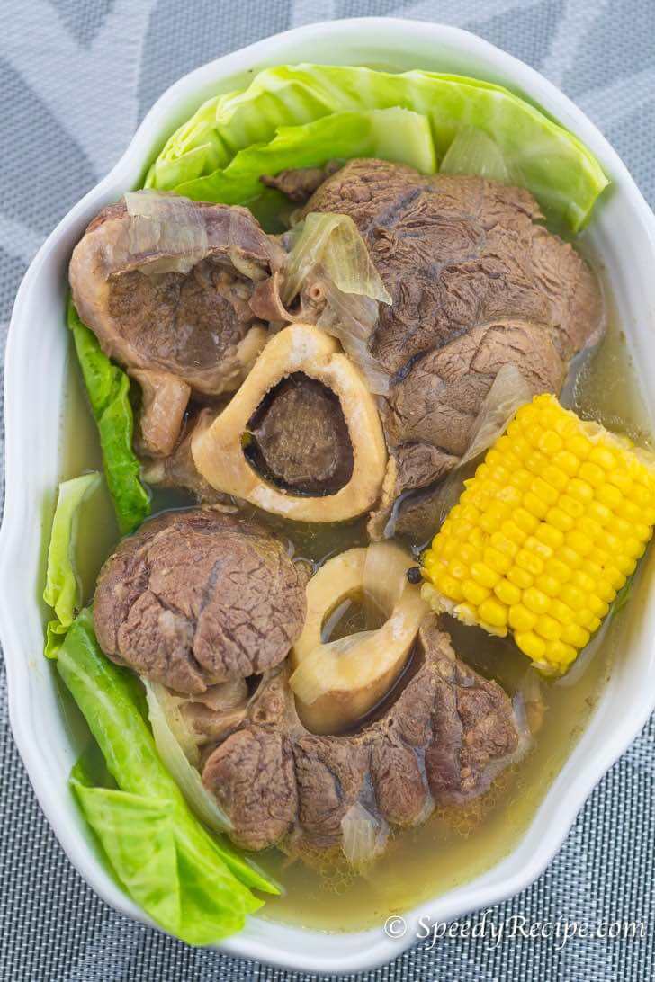Beef Bulalo Filipino Beef Shank Soup Speedyrecipe Com