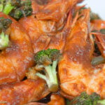 Shrimp and Broccoli in Oyster Sauce