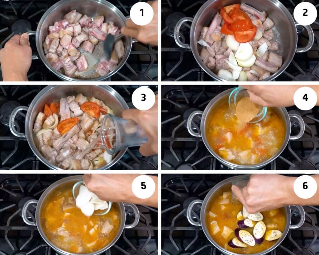 how to cook sinigang