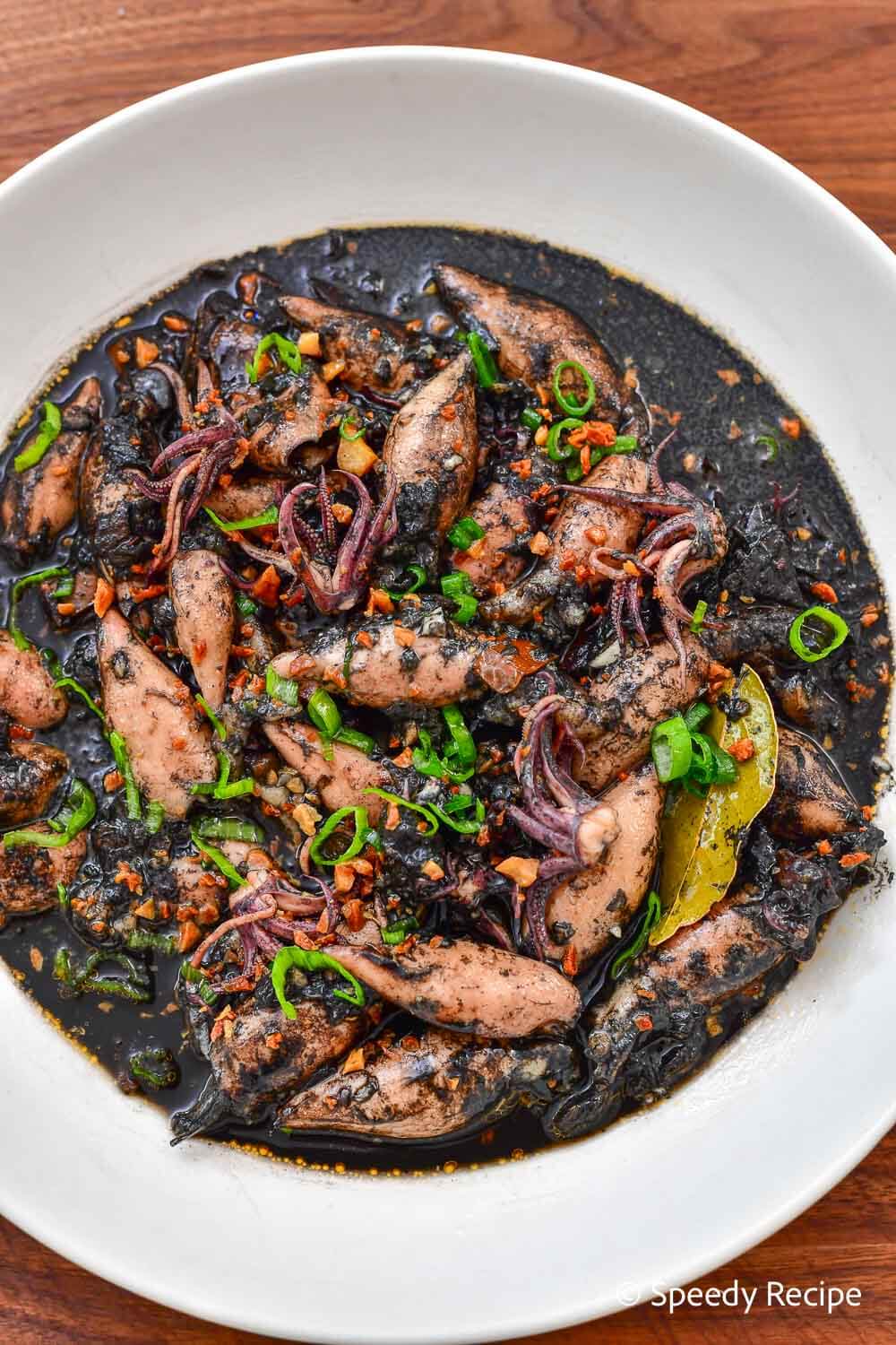 adobong pusit recipe